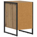 vidaXL Éjjeli asztal 2 pcs Művészi tölgy 39.5 x 30 x 50 cm Faanyag