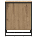 vidaXL Éjjeli asztal 2 pcs Művészi tölgy 39.5 x 30 x 50 cm Faanyag