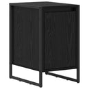 vidaXL Éjjeli asztal 2 pcs Fekete tölgy 39,5 x 30 x 50 cm Faanyag