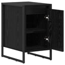 vidaXL Éjjeli asztal 2 pcs Fekete tölgy 39,5 x 30 x 50 cm Faanyag