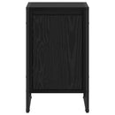 vidaXL Éjjeli asztal 2 pcs Fekete tölgy 39,5 x 30 x 50 cm Faanyag