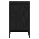 vidaXL Éjjeli asztal 2 pcs Fekete tölgy 39,5 x 30 x 50 cm Faanyag