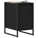 vidaXL Éjjeli asztal 2 pcs Fekete tölgy 39,5 x 30 x 50 cm Faanyag