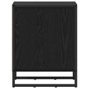 vidaXL Éjjeli asztal 2 pcs Fekete tölgy 39,5 x 30 x 50 cm Faanyag