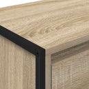 vidaXL Éjjeli asztal Sonoma 39,5 x 30 x 50 cm Faanyag