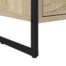vidaXL Éjjeli asztal 2 pcs Sonoma 39,5 x 30 x 50 cm Faanyag