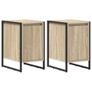 vidaXL Éjjeli asztal 2 pcs Sonoma 39,5 x 30 x 50 cm Faanyag