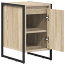 vidaXL Éjjeli asztal 2 pcs Sonoma 39,5 x 30 x 50 cm Faanyag
