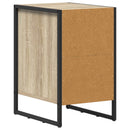 vidaXL Éjjeli asztal 2 pcs Sonoma 39,5 x 30 x 50 cm Faanyag