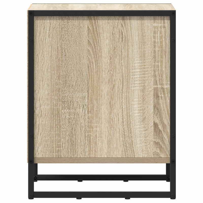 vidaXL Éjjeli asztal 2 pcs Sonoma 39,5 x 30 x 50 cm Faanyag