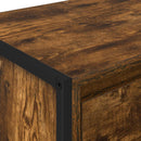 vidaXL Éjjeli asztal Füstös tölgy 39,5 x 30 x 50 cm Faanyag