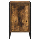 vidaXL Éjjeli asztal Füstös tölgy 39,5 x 30 x 50 cm Faanyag