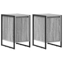 vidaXL Éjjeli asztal 2 pcs Szürke Sonoma 39,5 x 30 x 50 cm Faanyag
