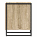 vidaXL Éjjeli asztal fiókkal Sonoma 39,5 x 30 x 50 cm Faanyag