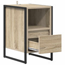 vidaXL Éjjeli asztal fiókkal 2 pcs Sonoma 39,5 x 30 x 50 cm Faanyag