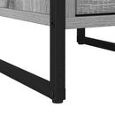 vidaXL Éjjeli asztal fiókkal Szürke Sonoma 39,5 x 30 x 50 cm Faanyag
