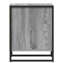 vidaXL Éjjeli asztal fiókkal Szürke Sonoma 39,5 x 30 x 50 cm Faanyag