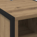vidaXL Éjjeli asztal 2 pcs Művészi tölgy 39,5 x 30 x 50 cm Faanyag