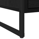 vidaXL Éjjeli asztal 2 pcs Fekete tölgy 50 x 39,5 x 50 cm Faanyag