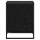 vidaXL Éjjeli asztal 2 pcs Fekete tölgy 50 x 39,5 x 50 cm Faanyag