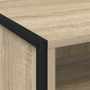 vidaXL Éjjeli asztal fiókkal Sonoma 50 x 39,5 x 50 cm Faanyag