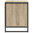 vidaXL Éjjeli asztal fiókkal Sonoma 50 x 39,5 x 50 cm Faanyag