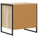 vidaXL Éjjeli asztal fiókkal 2 pcs Sonoma 50 x 39,5 x 50 cm Faanyag