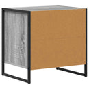 vidaXL Éjjeli asztal fiókkal Szürke Sonoma 50 x 39,5 x 50 cm Faanyag