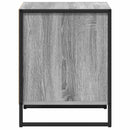 vidaXL Éjjeli asztal 2 pcs Szürke Sonoma 50 x 39,5 x 50 cm Faanyag