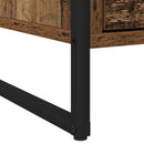 vidaXL Éjjeli asztal fiókkal 2 pcs Öreg fa 50 x 39,5 x 50 cm Faanyag