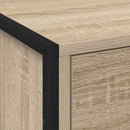 vidaXL Éjjeli asztal fiókkal 2 pcs Sonoma 50 x 39.5 x 50 cm Faanyag