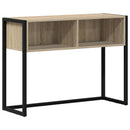 vidaXL Végasztal tárolóval Sonoma 100 x 36 x 75 cm Faanyag