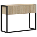 vidaXL Végasztal tárolóval Sonoma 100 x 36 x 75 cm Faanyag