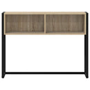 vidaXL Végasztal tárolóval Sonoma 100 x 36 x 75 cm Faanyag