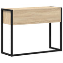 vidaXL Végasztal fiókkal tárolóval Sonoma 100 x 36 x 75 cm Faanyag