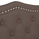 vidaXL Chesterfield Pad párnával Barna 120,5 x 65 x 75 cm Műbőr