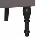 vidaXL Chesterfield Pad párnával Szürke 120,5 x 65 x 75 cm Műbőr