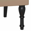 vidaXL Chesterfield Pad párnával Cappuccino 120,5 x 65 x 75 cm Műbőr