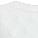 vidaXL Chesterfield Pad párnával Fehér 120,5 x 65 x 75 cm Műbőr