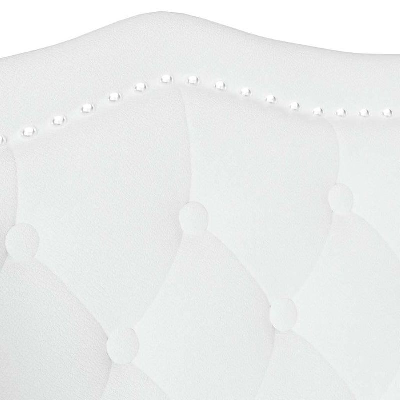 vidaXL Chesterfield Pad párnával Fehér 120,5 x 65 x 75 cm Műbőr