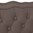 vidaXL Chesterfield Pad Barna 119.5 x 64.5 x 75 cm Műbőr