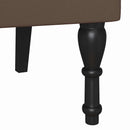 vidaXL Chesterfield Pad Barna 119.5 x 64.5 x 75 cm Műbőr