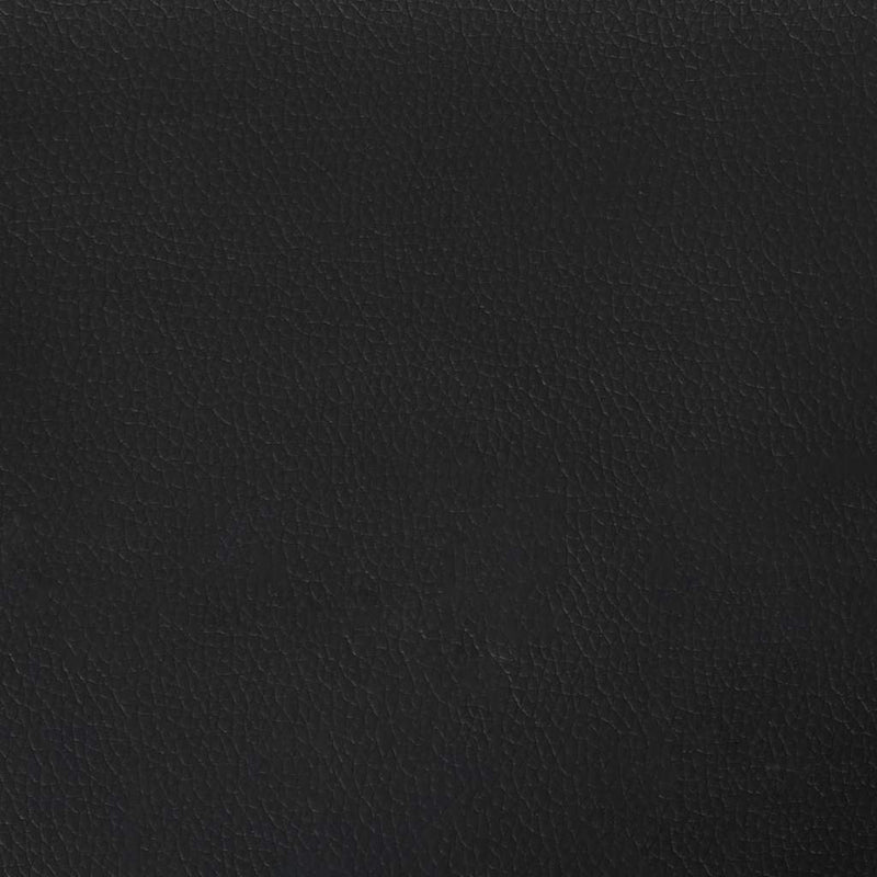 vidaXL Chesterfield Pad Fekete 119.5 x 64.5 x 75 cm Műbőr
