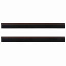 vidaXL Öntapadó ajtó kefe tömítések 2 pcs Barna 100 cm