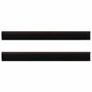 vidaXL Öntapadó ajtó kefe tömítések 2 pcs Barna 100 cm