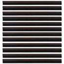 vidaXL Öntapadó ajtó kefe tömítések 12 pcs Barna 100 cm