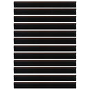 vidaXL Öntapadó ajtó kefe tömítések 12 pcs Barna 100 cm