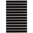 vidaXL Öntapadó ajtó kefe tömítések 12 pcs Barna 100 cm