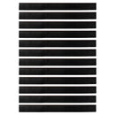 vidaXL Öntapadó ajtó kefe tömítések 12 pcs Barna 100 cm