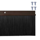 vidaXL Csavaros Ajtó Kefe Zár 2 pcs Barna 100 cm Alumínium ötvözet